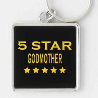 Funny Cool Godmothers : Five Star Godmother Keychain