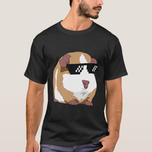 Funny Cool Guinea Pig Design Gift 2 T_Shirt