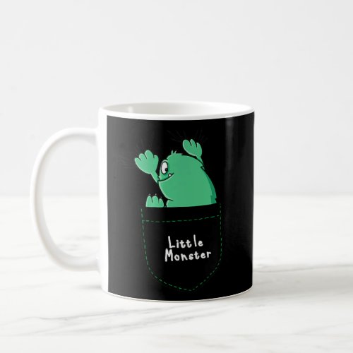 Funny Cool Little Monster Novelty Graphic Tee  Co Coffee Mug