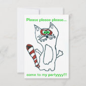 Funny Cool Raccoon - Cute Animal Birthday Friend (Front)