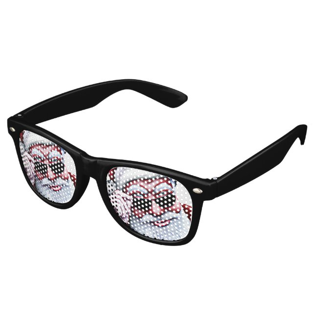 Funny Cool Santa Claus in Sunglasses Christmas Zazzle