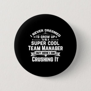 Funny Cool Skeleton Soccer Halloween Costume Button