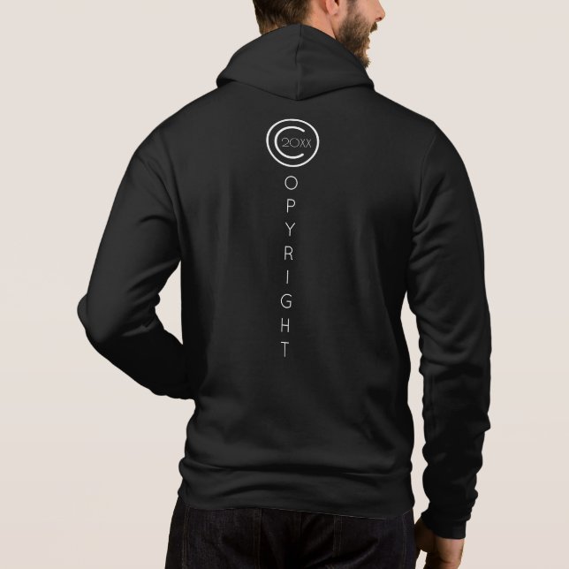 Funny Copyright Yourself Hoodie (Back)