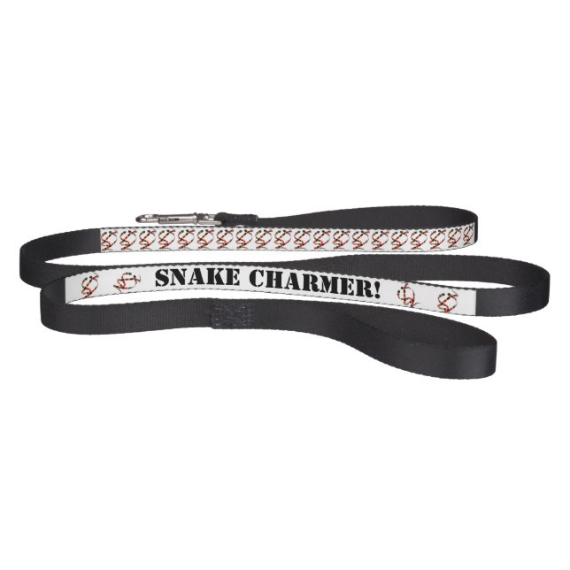 Funny Coral Snakes Reptile Custom Pet Leash (Full)