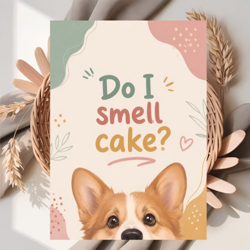 Funny Corgi Birthday Card