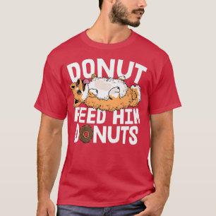 Funny Corgi Design Men Fat Dog Donut Eater Corgi T-Shirt