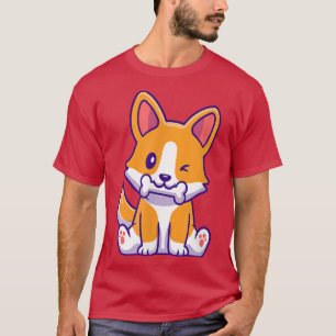 Funny Corgi Dog, For Dog Lovers, dad, Mom, Kids T- T-Shirt