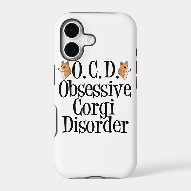 Funny Corgi Iphone Case (Back)