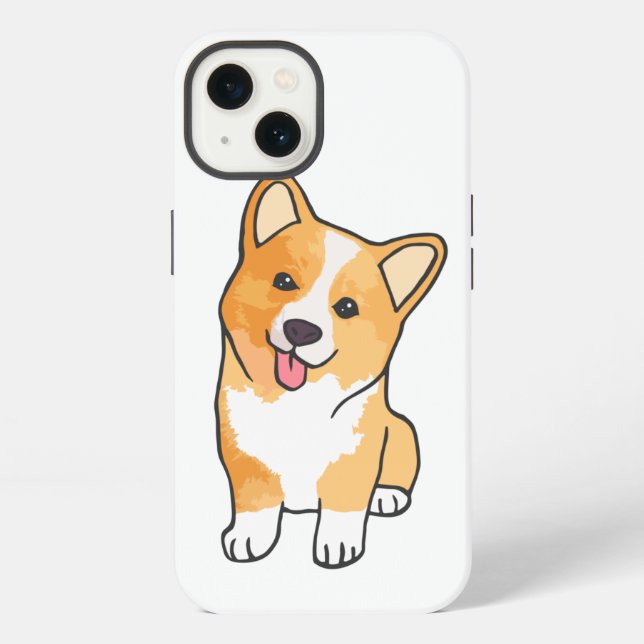 Funny Corgi Iphone Case (Back)