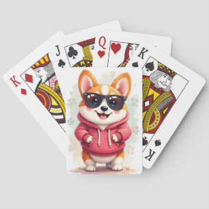 Funny Corgi Kawaii Dog Poker Cards