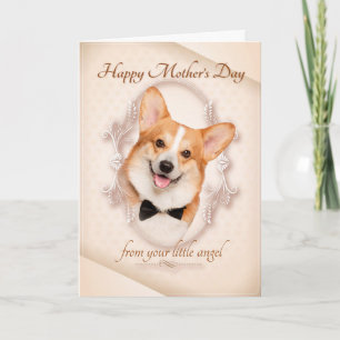 Funny Corgi Mother's Day Card