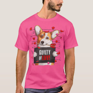 Funny Corgi Pembroke Welsh Owner Dog Lovers Heart T-Shirt