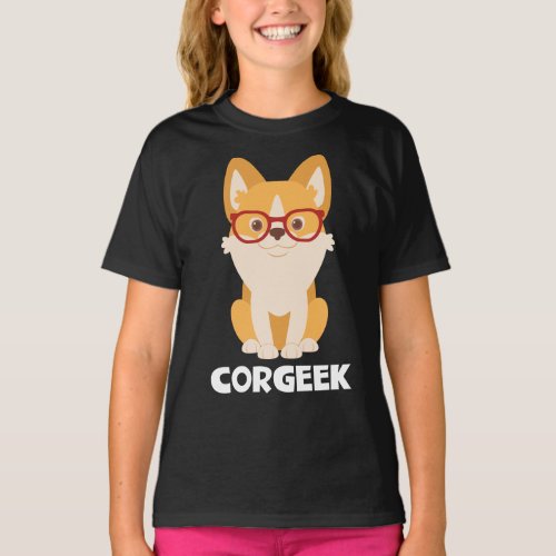 Funny Corgi Puppy Dog Lover Gift Cartoon Doggy T_Shirt