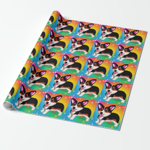Funny Corgi Puppy Dog Wrapping Paper