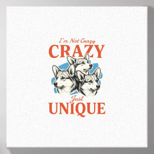 Funny Corgi Unique Vintage Engraving T-Shirt Desig Canvas Photo Tile