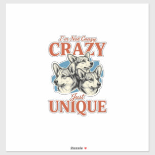 Funny Corgi Unique Vintage Engraving T-Shirt Desig Sticker