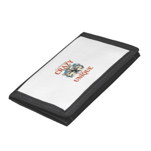 Funny Corgi Unique Vintage Engraving T-Shirt Desig Tri-fold Wallet