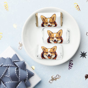 Funny Corgi Wearing Hoodie Hershey's Miniatures