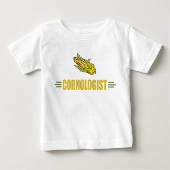 Funny Corn Baby T-shirt by OlogistShop at Zazzle