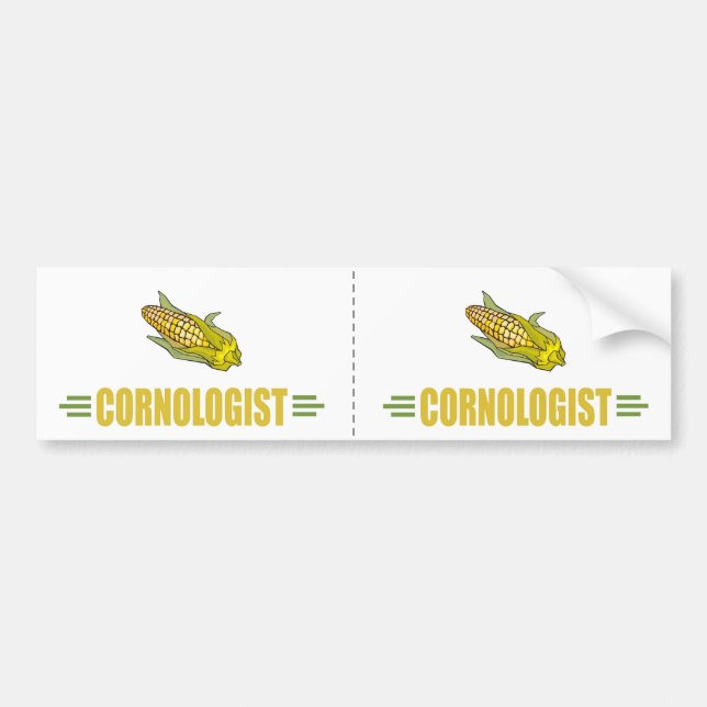 Funny Corn Bumper Sticker (Front)