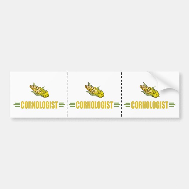 Funny Corn Bumper Sticker (Front)