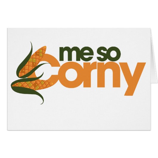 Funny Corn Cards (Front Horizontal)