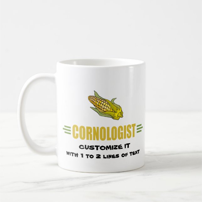 Funny Corn Coffee Mug (Left)