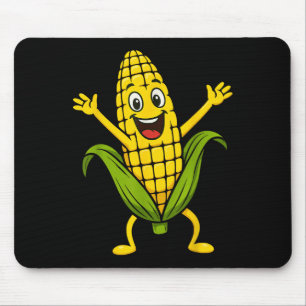Funny Corn Design For Men Women Sweet Corn On The Mouse Pad