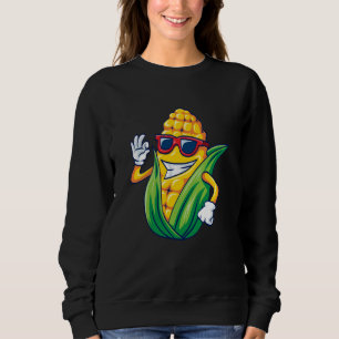 Funny Corn For Men Women Kids Farmer Crop Kernel M Sweatshirt