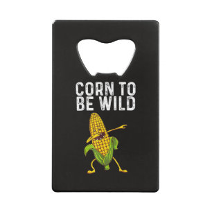 Funny Corn Gift for Men Women Corn On The Cob Cost Credit Card Bottle Opener