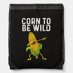 Funny Corn Gift for Men Women Corn On The Cob Cost Drawstring Bag