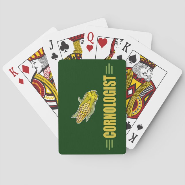 Funny Corn Poker Cards (Back)