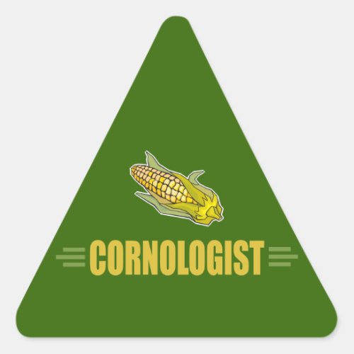 Funny Corn Triangle Sticker