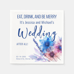 💍Funny Cornflowers and Lavender Napkins