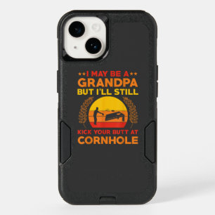 Funny Cornhole Grandpa Outfit Sack Toss OtterBox iPhone 14 Case