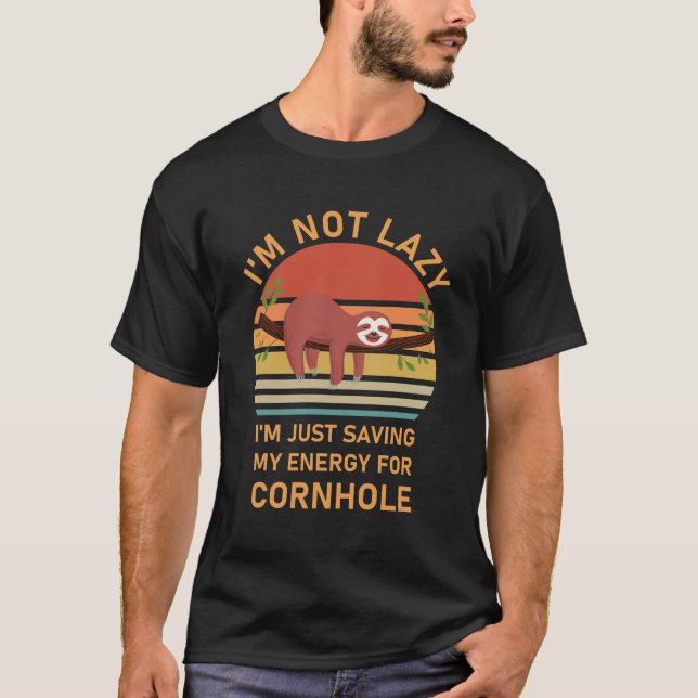 Funny Cornhole T-Shirt (Front)
