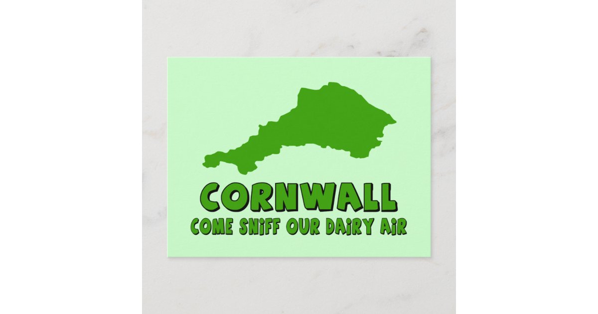 Funny Cornwall Postcard