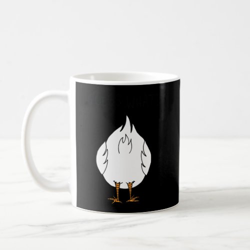 Funny Corny Dad Joke Design Guess What Chicken But Coffee Mug