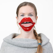Funny Corona Face Mask With Sexy Lips / Mouth (Worn)