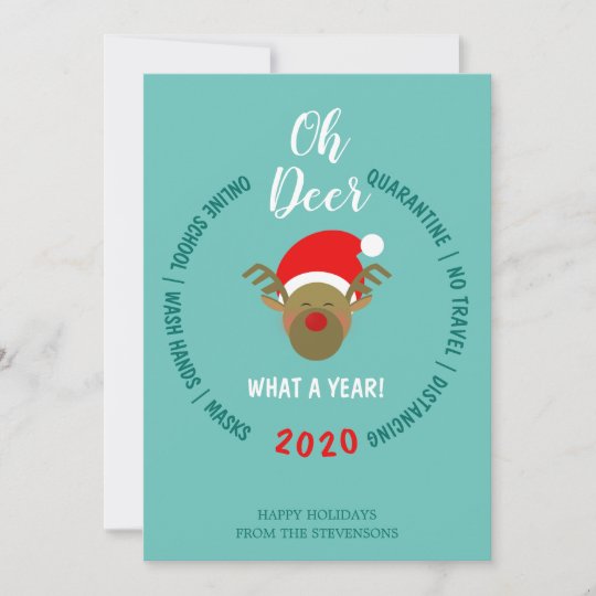 Funny Coronavirus Christmas 2020 Holiday Card