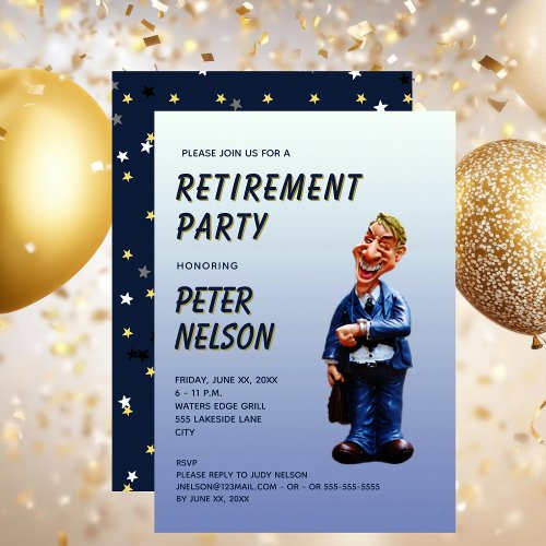 Funny Corporate Retirement Party Invitation