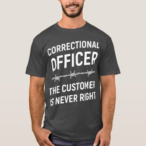 Funny Correctional Officer  Mom Men Dad Wife T_Shirt