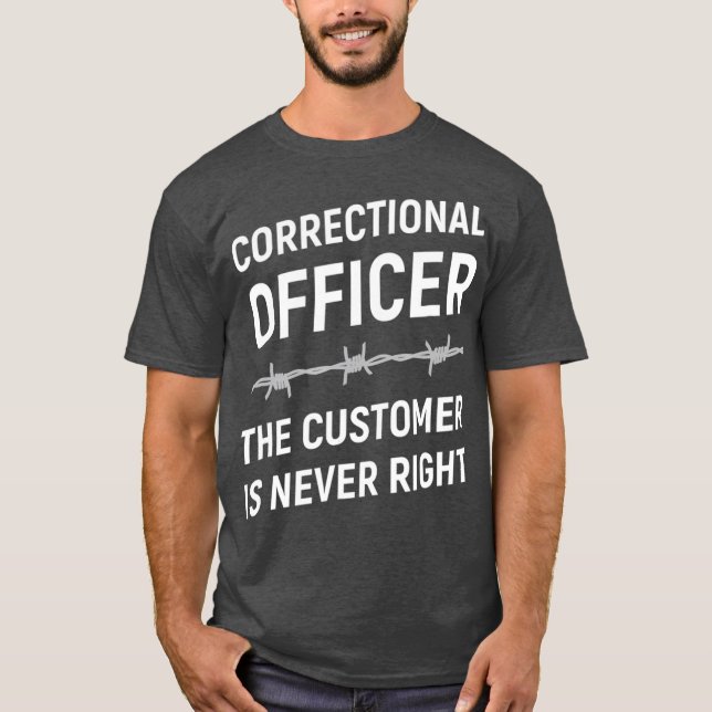Funny Correctional Officer  Mom Men Dad Wife T-Shirt (Front)