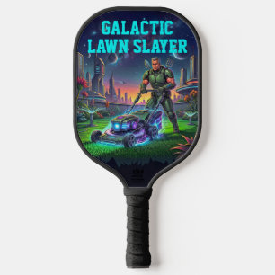 Funny Cosmic Mower Astronaut Sport Gear Carbon Fiber Pickleball Paddle