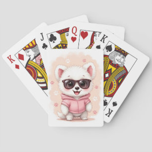 Funny Coton de Tulear Kawaii Dog Poker Cards