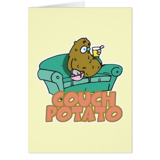 Funny Couch Potato Cards (Front)