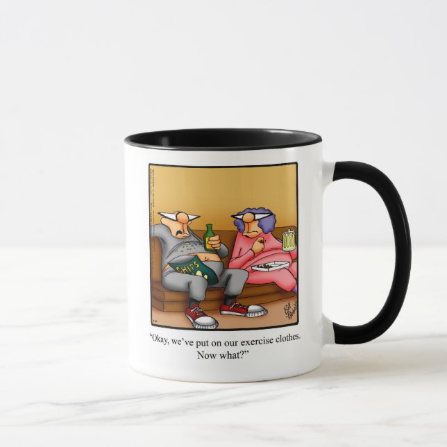 Funny Couch Potato Couple Humor Mug Gift (Right)