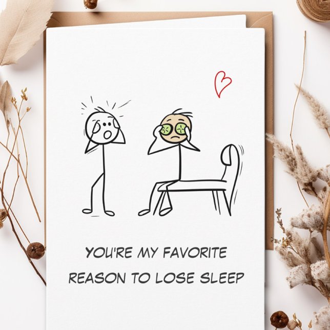 Funny Couple Card – Sleep & Spa Gag (Creator Uploaded)