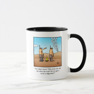 Funny Couple Humor Cartoon Mug Gift