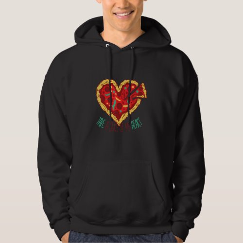 Funny Couple Love Relationship Pizza Heart Cooking Hoodie